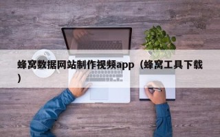 蜂窝数据网站制作视频app（蜂窝工具下载）